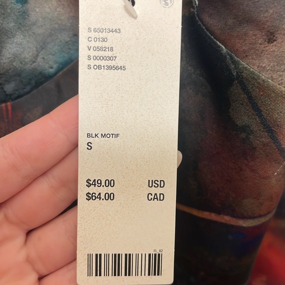 urban outfitters watercolor mini dress - Picture 3 of 3